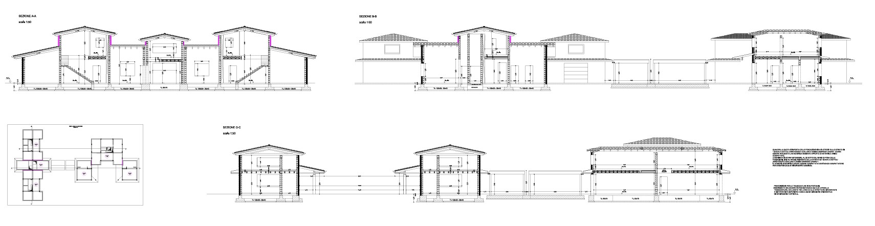 Sezioni generali degli edifici residenziali